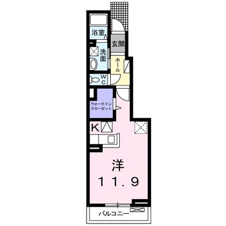 川越富洲原駅 徒歩19分 1階の物件間取画像